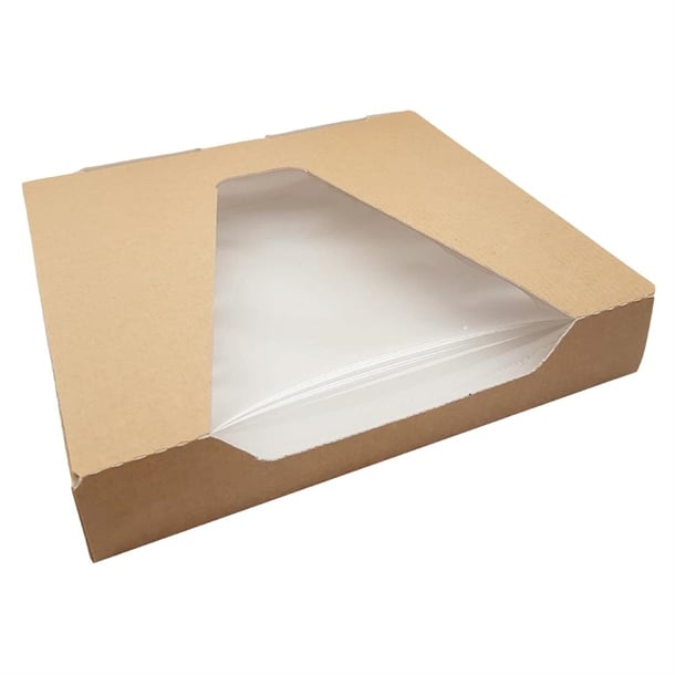 Huhtamaki Taste Quarter Pizza Box with Window and Vents (325 Pack) hp958