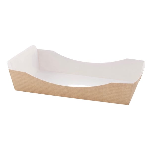 Huhtamaki Taste Croissant Tray with PET Film 'Sneezeguard' (320 Pack) hp963