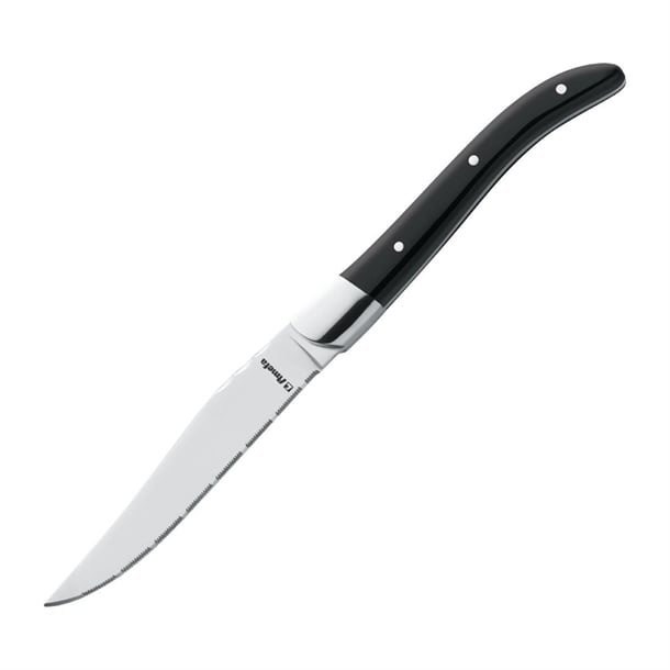 Amefa Royal Serrated Steak Knife Black (6 Pack) hp969