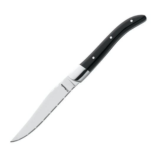 Amefa Royal Serrated Steak Knife Black (6 Pack) hp969