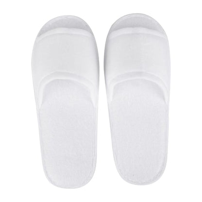 Mitre Essentials Slipperlite Open Toe Slippers White hr095