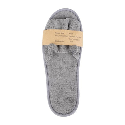 Mitre Comfort Vienna Open Toe Slippers Grey hr097