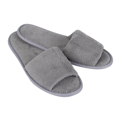 Mitre Comfort Vienna Open Toe Slippers Grey hr097