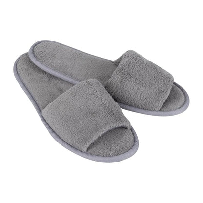 Mitre Comfort Vienna Open Toe Slippers Grey hr097