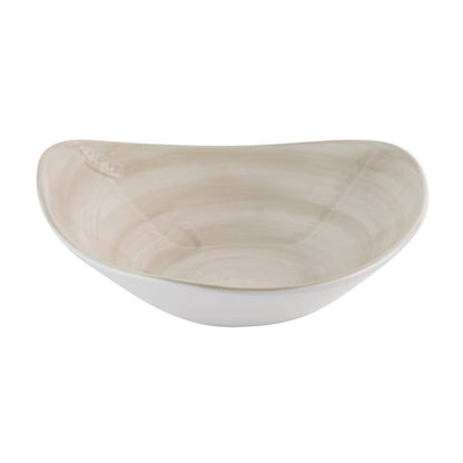 Churchill Stonecast Canvas Natural Lotus Bowls 228mm (12 Pack) hr362