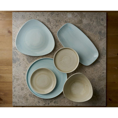 Churchill Stonecast Canvas Natural Lotus Bowls 177mm (12 Pack) hr363