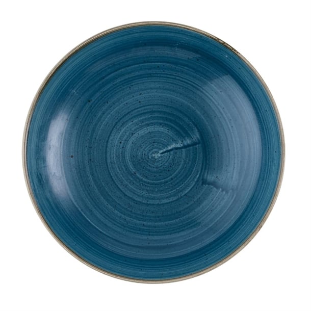 Churchill Stonecast Java Blue Evolve Coupe Bowls 247mm (12 Pack) hr384
