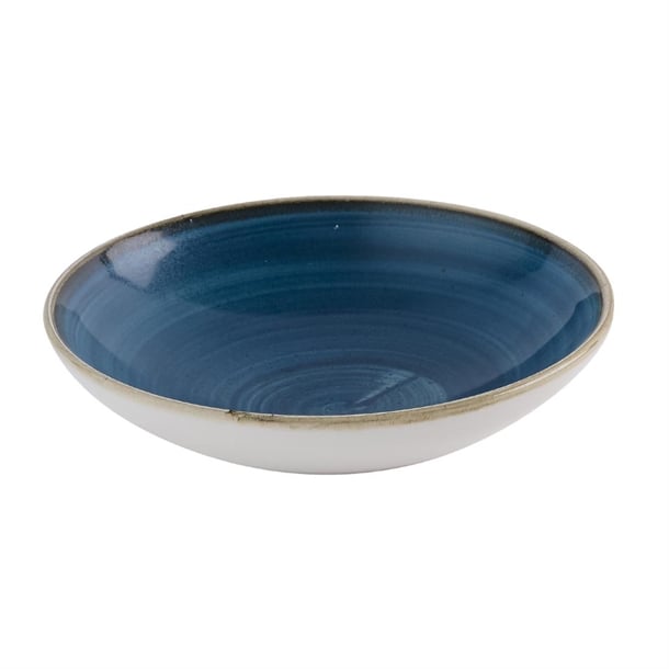Churchill Stonecast Java Blue Coupe Bowls 184mm (12 Pack) hr385
