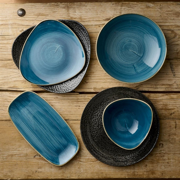 Churchill Stonecast Java Blue Lotus Bowls 152mm (12 Pack) hr390