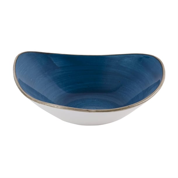 Churchill Stonecast Java Blue Lotus Bowls 228mm (12 Pack) hr389
