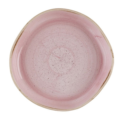 Churchill Stonecast Petal Pink Organic Walled Bowls 232mm (6 Pack) hr406