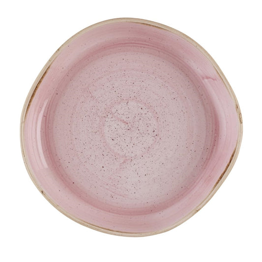 Churchill Stonecast Petal Pink Organic Walled Bowls 232mm (6 Pack) hr406