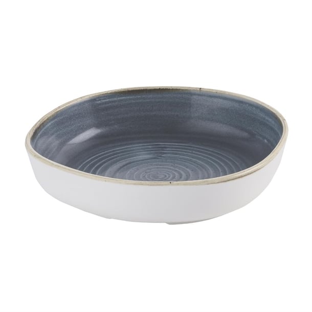 Churchill Stonecast Blueberry Organic Walled Bowls 197mm (6 Pack) hr411