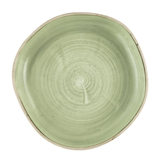 Churchill Stonecast Sage Green Organic Walled Bowls 232mm (6 Pack) hr417