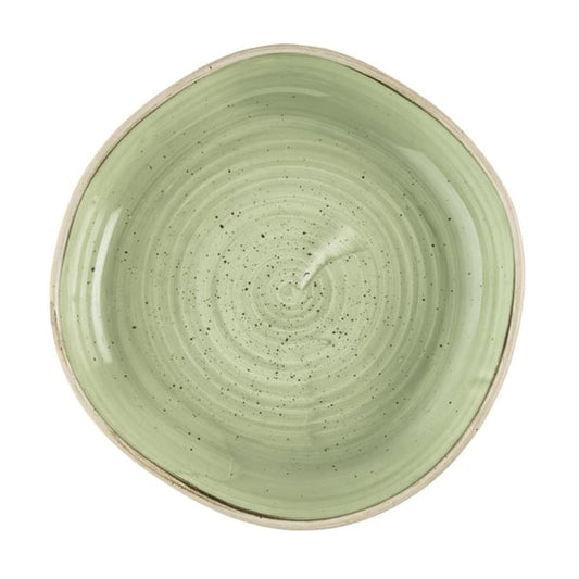 Churchill Stonecast Sage Green Organic Walled Bowls 197mm (6 Pack) hr418