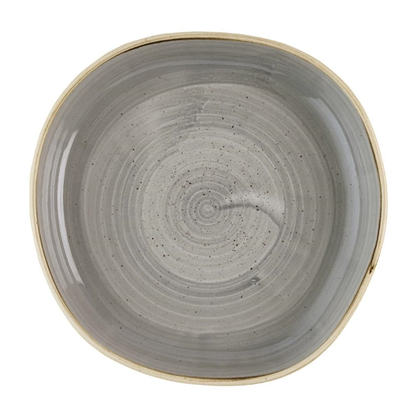 Churchill Stonecast Grey Organic Walled Bowls 232mm (6 Pack) hr424