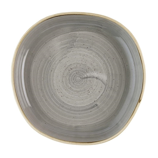 Churchill Stonecast Grey Organic Walled Bowls 232mm (6 Pack) hr424