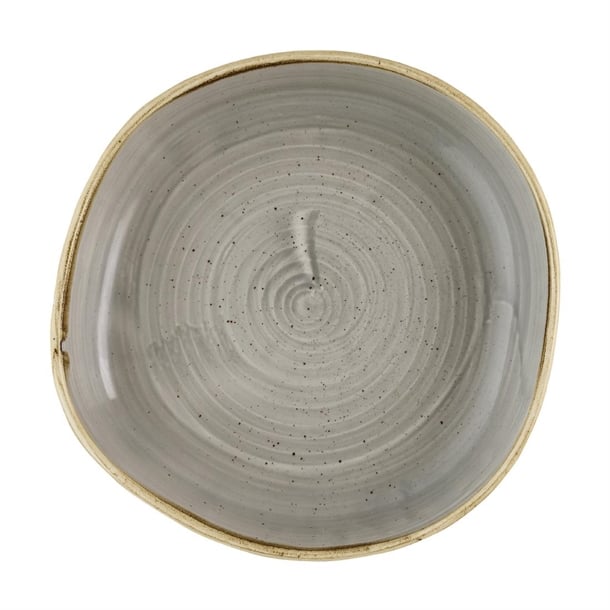 Churchill Stonecast Grey Organic Walled Bowls 197mm (6 Pack) hr425