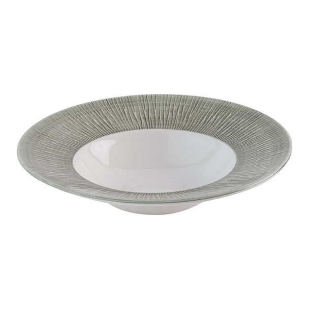Churchill Bamboo Ceramic Spinwash Alpine Wide Rim Bowls 231mm (12 Pack) hr434