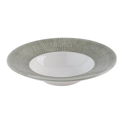 Churchill Bamboo Ceramic Spinwash Alpine Wide Rim Bowls 231mm (12 Pack) hr434