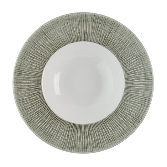 Churchill Bamboo Ceramic Spinwash Alpine Wide Rim Bowls 231mm (12 Pack) hr434
