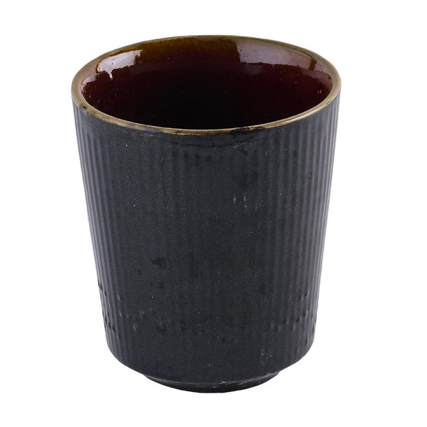 Churchill Tokyo Black Unhandled Cups 354ml (12 Pack) hr448