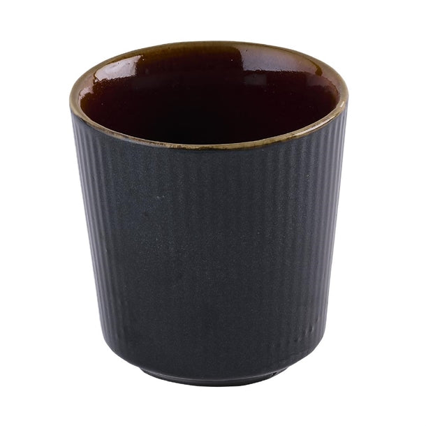 Churchill Tokyo Black Unhandled Cups 295ml (12 Pack) hr449