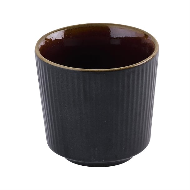 Churchill Tokyo Black Unhandled Cups 236ml (12 Pack) hr450
