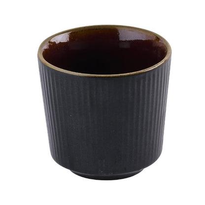 Churchill Tokyo Black Unhandled Cups 236ml (12 Pack) hr450