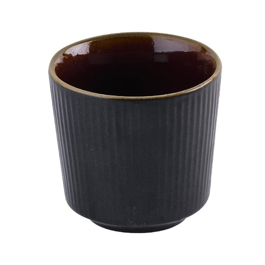 Churchill Tokyo Black Unhandled Cups 236ml (12 Pack) hr450