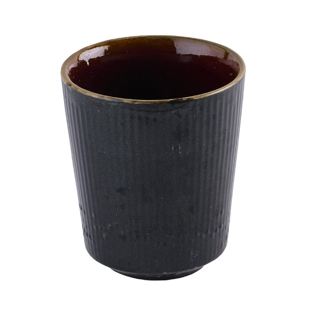 Churchill Tokyo Black Unhandled Cups 118ml (12 Pack) hr451