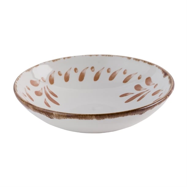 Dudson Harvest Mediterranean Terracotta Coupe Bowls 184mm (12 Pack) hr507