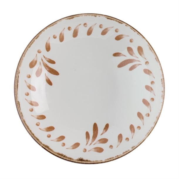 Dudson Harvest Mediterranean Terracotta Coupe Bowls 184mm (12 Pack) hr507