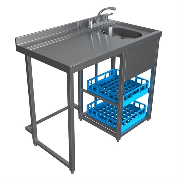Parry Modular Bar Glass Wash Station MB-GS4 hs343