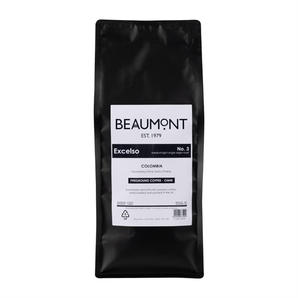 Beaumont No.3 Excelso Coffee Omni Grind 1kg hs533