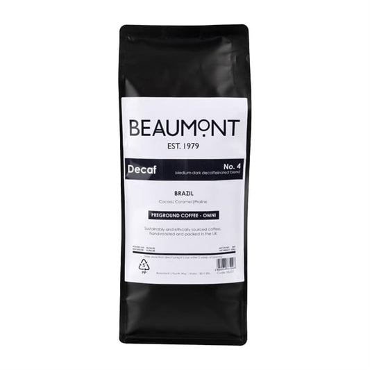 Beaumont No.4 Decaf Coffee Omni Grind 500g hs537