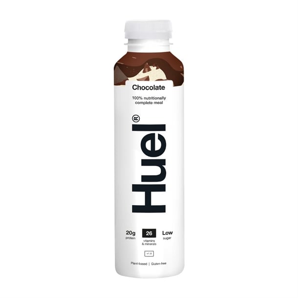 HUEL 100% Nutritionally Complete Meal Drink - Chocolate 500ml (8 pack) hs540