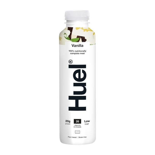 HUEL 100% Nutritionally Complete Meal Drink - Vanilla 500ml (8 pack) hs541