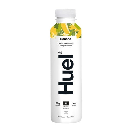 HUEL 100% Nutritionally Complete Meal Drink - Banana 500ml (8 pack) hs543