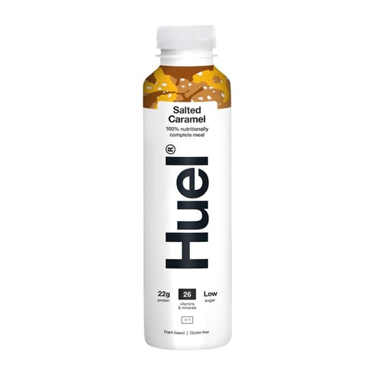 HUEL 100% Nutritionally Complete Meal Drink - Salted Caramel 500ml (8 pack) hs544