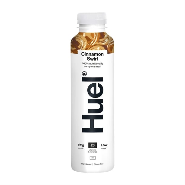 HUEL 100% Nutritionally Complete Meal Drink - Cinnamon Swirl 500ml (8 pack) hs545