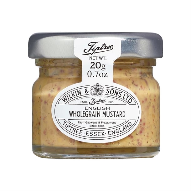 Tiptree English Wholegrain Mustard 20g (72 Pack) hs579