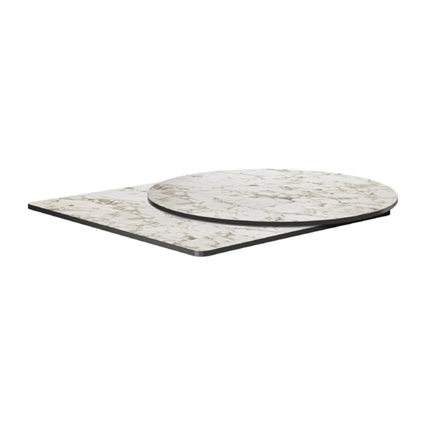 Extrema Round Carrara Marble Table Top p_hs656
