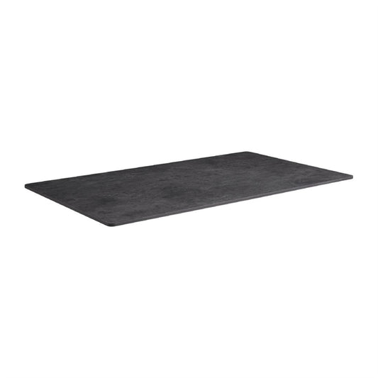 Extrema Rectangular Metallic Anthracite Table Top 1190x690mm hs675