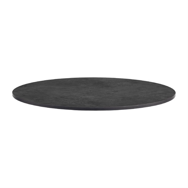 Extrema Round Metallic Anthracite Table Top p_hs680