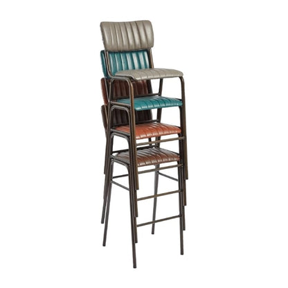 Tavo Stacking Bar Stool Vintage Tan (2 Pack) hs787