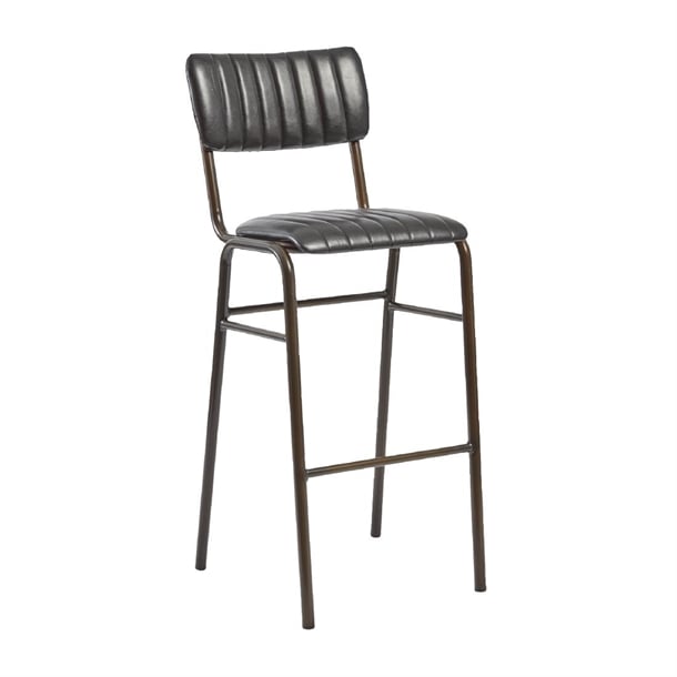 Tavo Stacking Bar Stool Vintage Black (2 Pack) hs783
