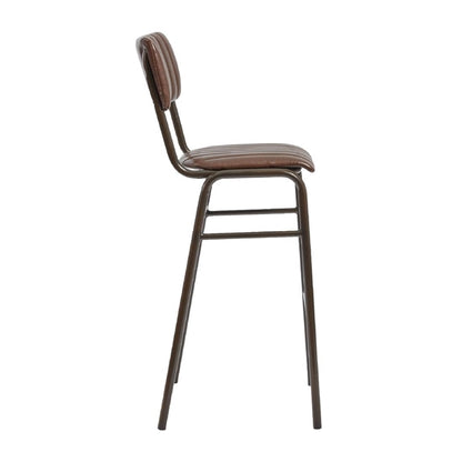 Tavo Stacking Bar Stool Vintage Brown (2 Pack) hs784