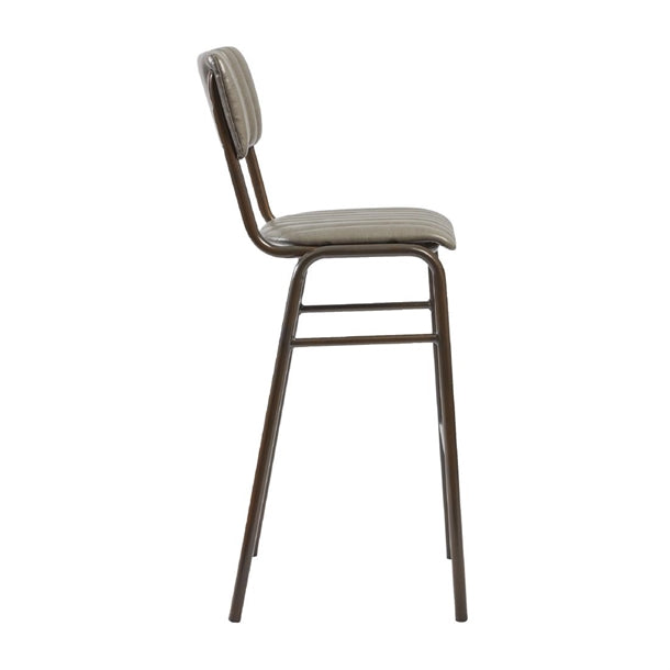 Tavo Stacking Bar Stool Vintage Dark Grey (2 Pack) hs785