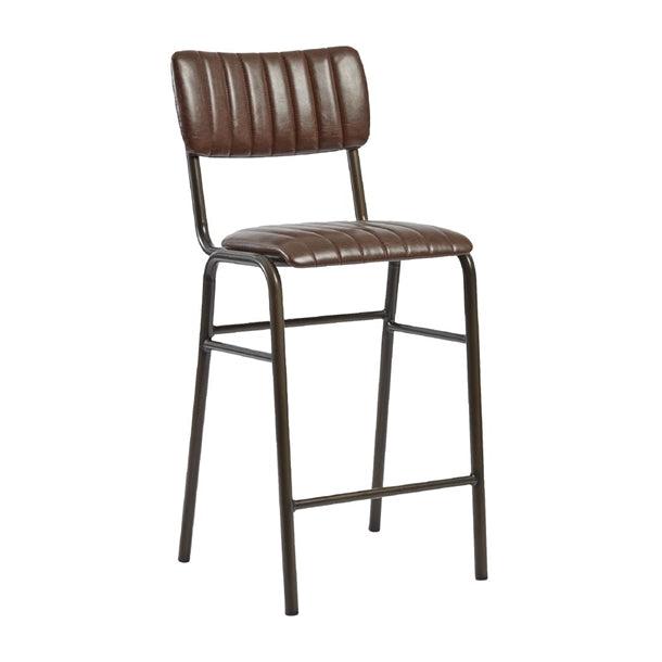 Tavo Stacking Mid Bar Stool Vintage Brown (2 Pack) hs790